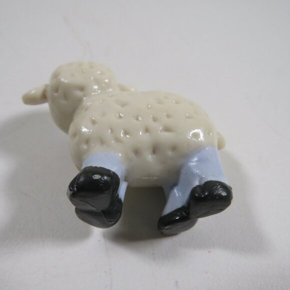 White Sheep Sesame Street Play Farm Figure PVC not labeled - Picture 6 of 8